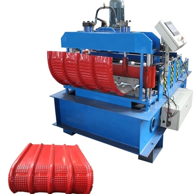 Crimping Curved Arch Plc Roof Sheet Roll Forming Machine Automatic
