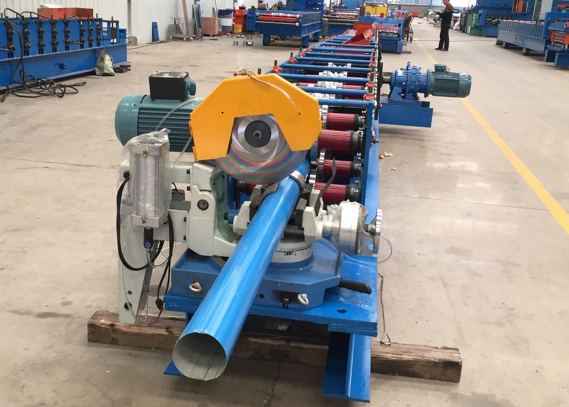 0.3-0.6mm Down Pipe Roll Forming Machine للإنتاج الصناعي