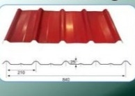 45# صلب 4KW محرك سلسلة الطاقة سقف بلاستيك رول تشكيل آلة مع نظام التحكم PLC