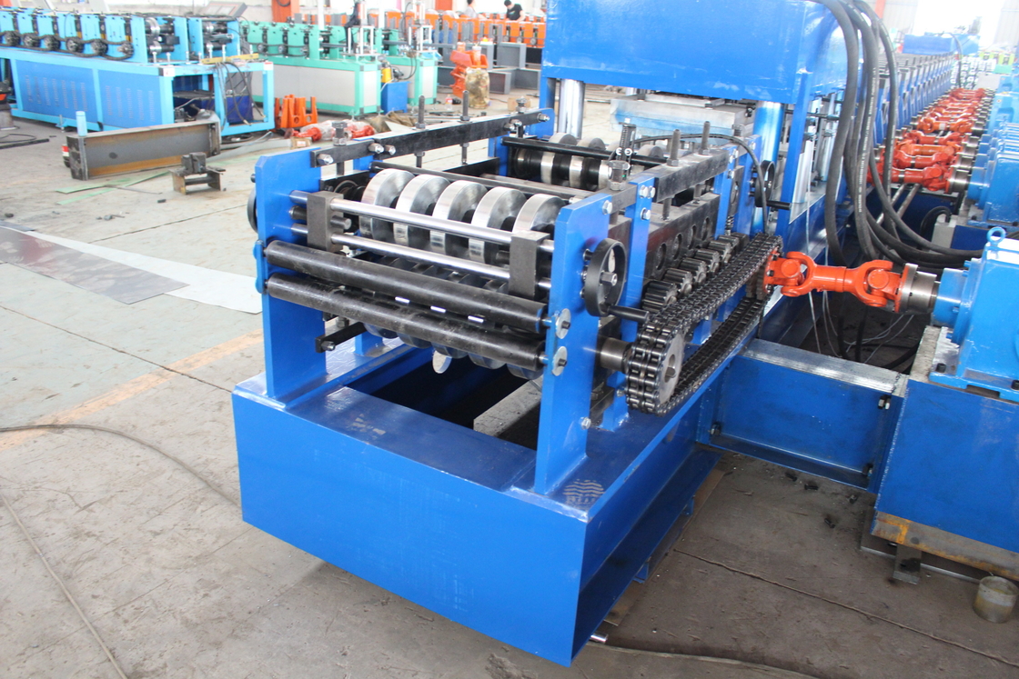 2024 11kw 5.5kw GI Highway Guardrail Roll Forming Machine Cr12Mov مواد شفرة القطع