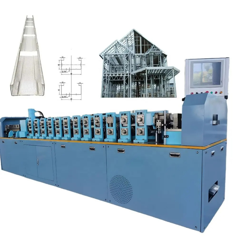 0.8-1.6mm عدة أحجام C89 C140 C200 آلة إطار الفولاذ الخفيفة