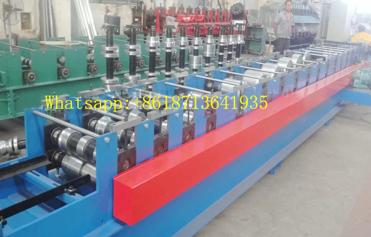 100mm جولة الأنابيب المزراب ماسورة التصريف لفة تشكيل آلة المنشار ذبابة نوع القطع