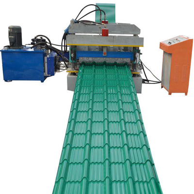 1250mm واسعة 0.5mm الملامح لفة تشكيل آلة بلاط السقف في الحدائق