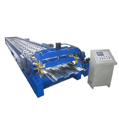 0.6-1.5mm الصلب المضلع لوحة الطابق التزيين الباردة لفة تشكيل آلة المعدات