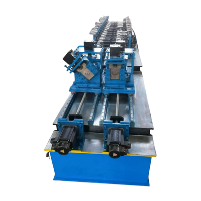 صفوف مزدوجة قابلة للتخصيص C U Stud و Track Roll Forming Machine سرعة 10-25m/Min