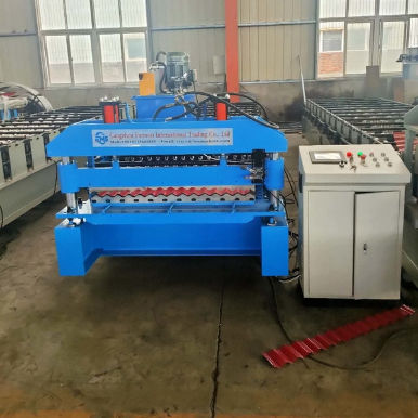 آلة ألواح الصفيح المجلفن المموج القياسية