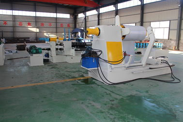 الثقيلة آلة لفائف الحز مع Uncoiler الهيدروليكية و Recoiler 15 - 35 طن