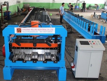 915mm المجلفن النقش PLC لفة تشكيل آلة التشكيل